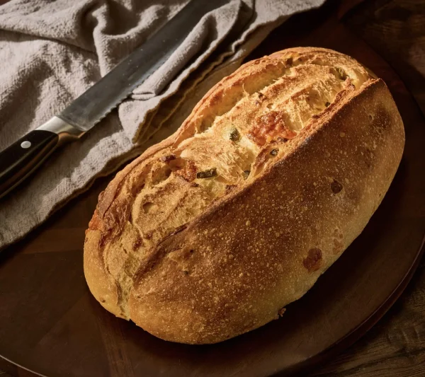 Jalapeno and cheese batard