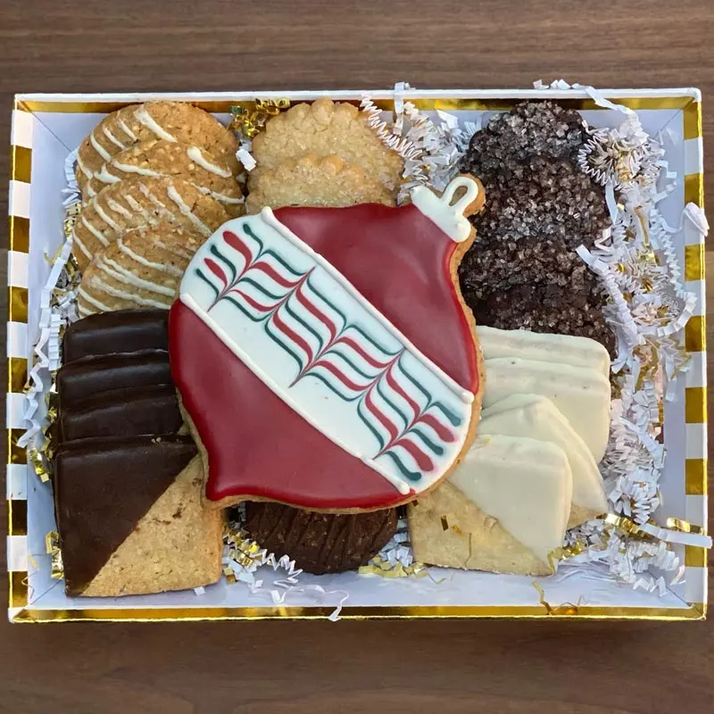 christmas holiday cookie box 1