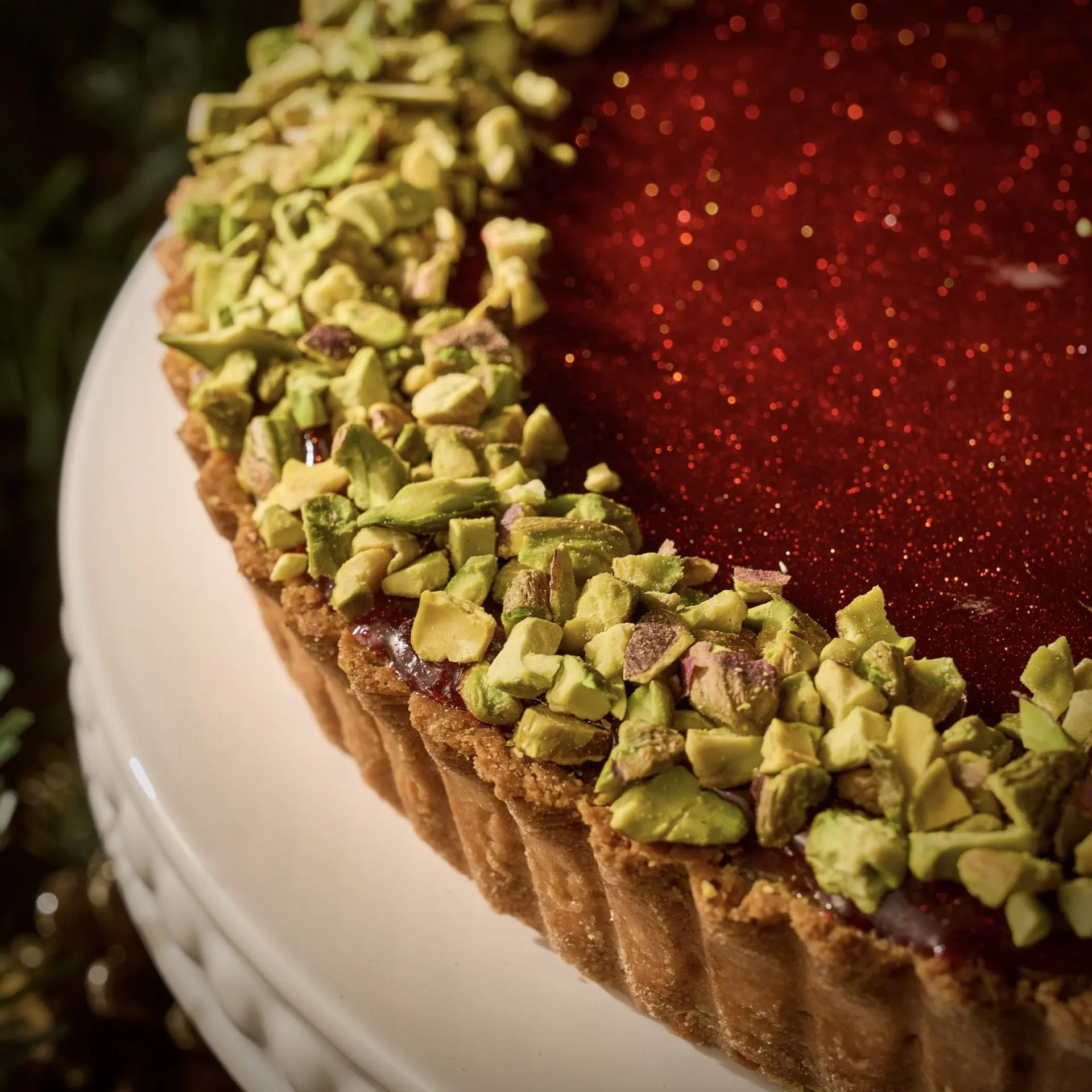 pumpkin cranberry pie